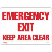 Zenith Safety Products SGM067 - "Emergency Exit" Sign