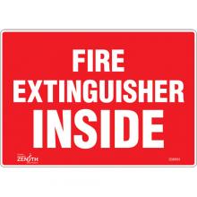 Zenith Safety Products SGM094 - "Fire Extinguisher Inside" Sign