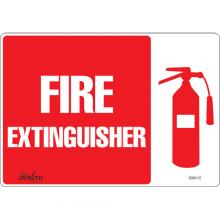 Zenith Safety Products SGM112 - "Fire Extinguisher" Sign