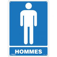 Zenith Safety Products SGM179 - "Hommes" Sign