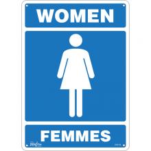 Zenith Safety Products SGM189 - "Women - Femmes" Sign