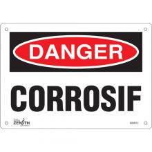 Zenith Safety Products SGM312 - "Corrosif" Sign