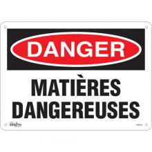 Zenith Safety Products SGM345 - "Matières Dangereuses" Sign