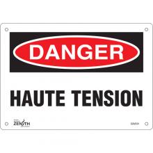 Zenith Safety Products SGM391 - "Haute Tension" Sign