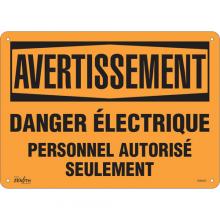 Zenith Safety Products SGM400 - "Danger Électrique" Sign