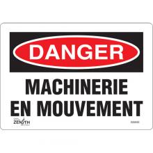 Zenith Safety Products SGM463 - "Machinerie en Mouvement" Sign