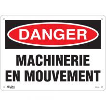 Zenith Safety Products SGM468 - "Machinerie en Mouvement" Sign