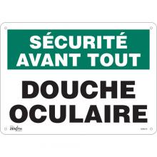 Zenith Safety Products SGM479 - "Douche Oculaire" Sign