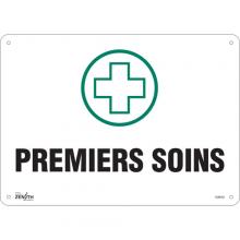 Zenith Safety Products SGM491 - "Premiers Soins" Sign