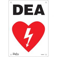 Zenith Safety Products SGM501 - "DEA" Sign