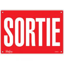 Zenith Safety Products SGM603 - "Sortie" Sign