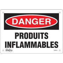 Zenith Safety Products SGM632 - "Produits Inflammables" Sign