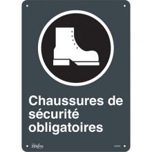 Zenith Safety Products SGM690 - "Chaussures De Sécurité Obligatoires" Sign