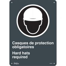 Zenith Safety Products SGM698 - "Hard Hats Required" Sign