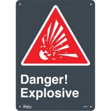 Zenith Safety Products SGM734 - "Explosive" Sign