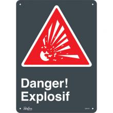 Zenith Safety Products SGM740 - "Explosif" Sign