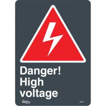 Zenith Safety Products SGM742 - "High Voltage" Sign