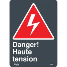 Zenith Safety Products SGM748 - "Haute Tension" Sign