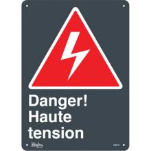 Zenith Safety Products SGM750 - "Haute Tension" Sign