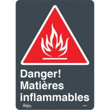 Zenith Safety Products SGM754 - "Matières Inflammables" Sign