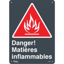 Zenith Safety Products SGM756 - "Matières Inflammables" Sign