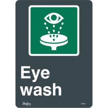 Zenith Safety Products SGM760 - "Eye Wash" Sign