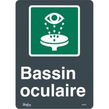 Zenith Safety Products SGM766 - "Bassin Oculaire" Sign