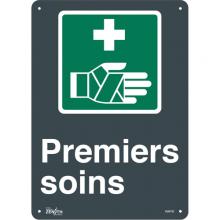 Zenith Safety Products SGM782 - "Premier Soins" Sign