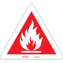 Zenith Safety Products SGN033 - Flammable CSA Safety Sign