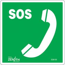 Zenith Safety Products SGN105 - Emergency Telephone CSA Safety Sign