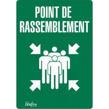 Zenith Safety Products SGP183 - "Point de rassemblement" Sign