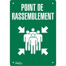 Zenith Safety Products SGP185 - "Point de rassemblement" Sign