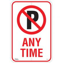 Zenith Safety Products SGP343 - No Parking "Any Time" Sign