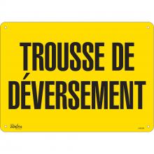 Zenith Safety Products SHG598 - SIGN 10"X14" TROUSSE DEDEVERSEMENT,PL