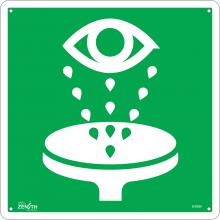 Zenith Safety Products SHG609 - SIGN 12" EYE WASH PICTO,AL