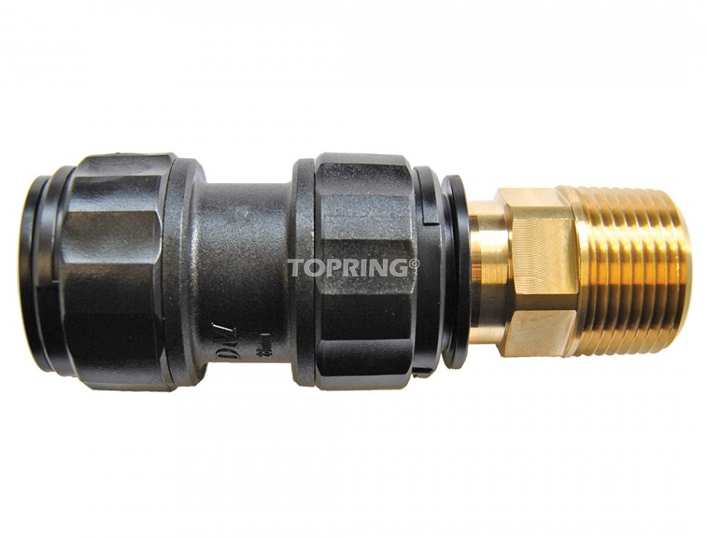 28 mm to 1 (M) NPT Polymer Adapter S05<span class=' ItemWarning' style='display:block;'>Item is usually in stock, but we&#39;ll be in touch if there&#39;s a problem<br /></span>