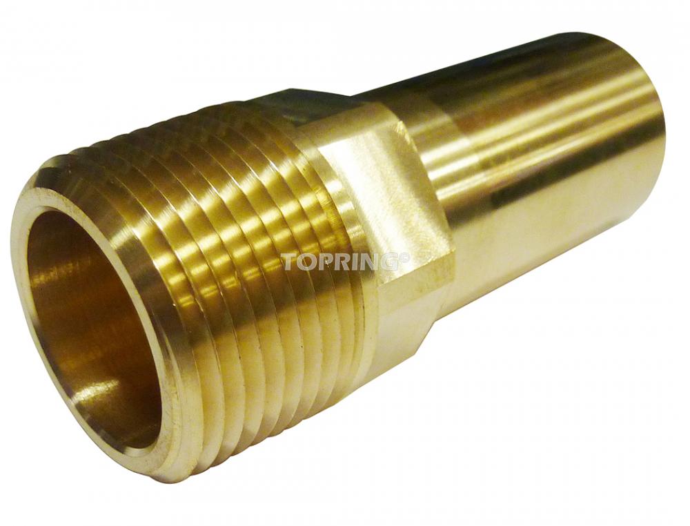 28 mm to 1 (M) NPT Brass Adapter S05<span class=' ItemWarning' style='display:block;'>Item is usually in stock, but we&#39;ll be in touch if there&#39;s a problem<br /></span>