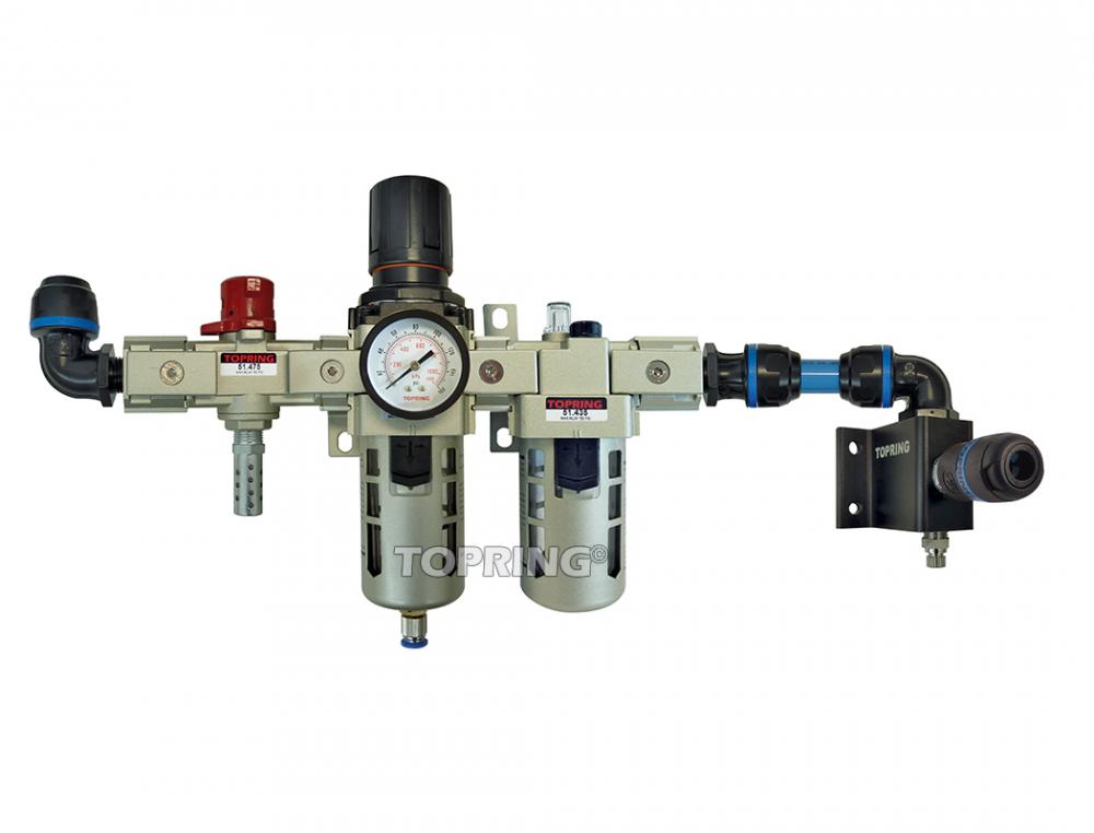 FRL Unit and Wall Manifold With 1 Composite Coupler Ultraflo for 16 mm S08<span class=' ItemWarning' style='display:block;'>Item is usually in stock, but we&#39;ll be in touch if there&#39;s a problem<br /></span>