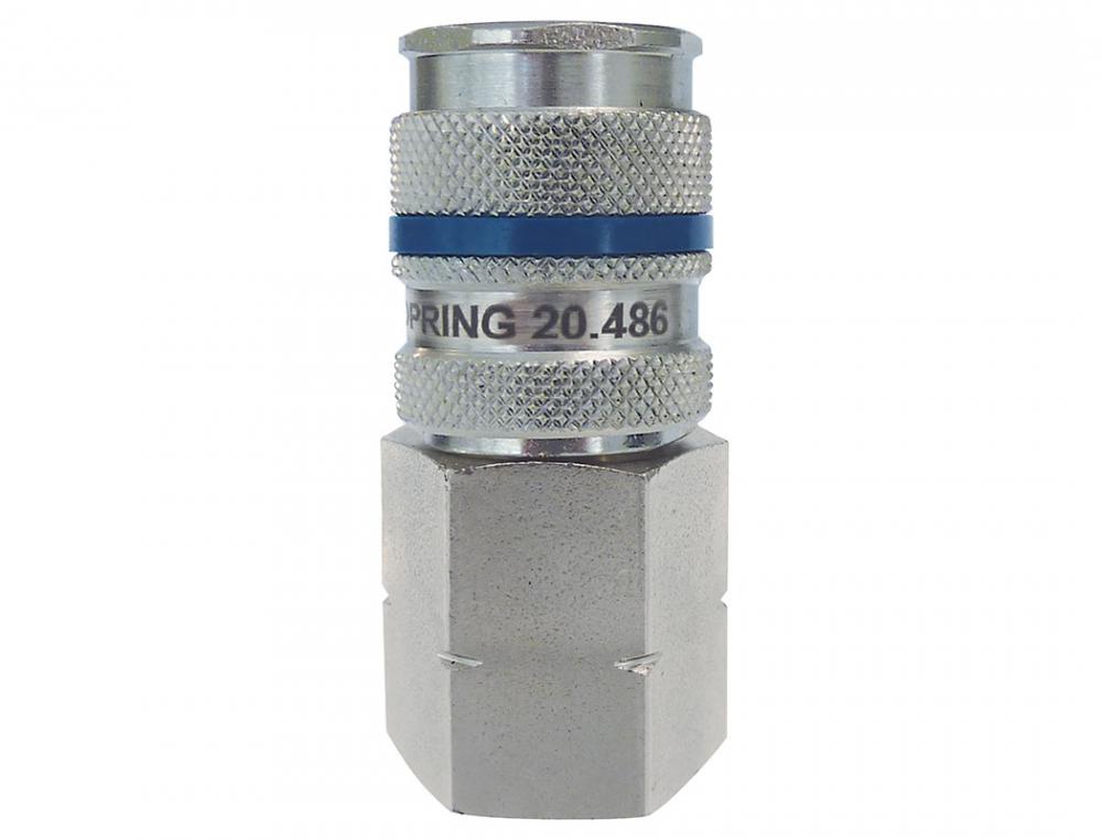 1/4 Industrial Steel Quick Coupler 1/2 (F) NPT<span class=' ItemWarning' style='display:block;'>Item is usually in stock, but we&#39;ll be in touch if there&#39;s a problem<br /></span>