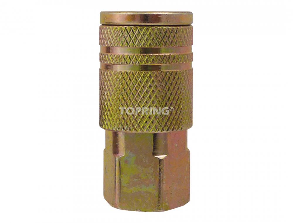 1/4 Industrial Steel Quick Coupler 1/4 (F) NPT (10-Pack)<span class=' ItemWarning' style='display:block;'>Item is usually in stock, but we&#39;ll be in touch if there&#39;s a problem<br /></span>