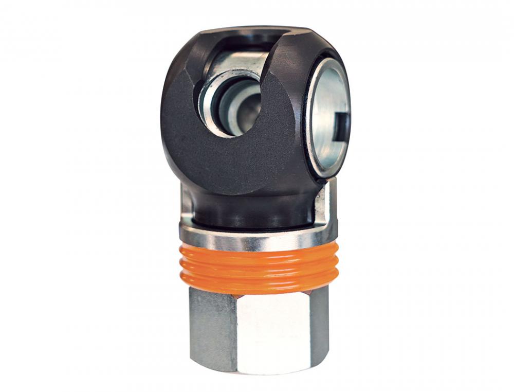 1/2 Industrial Steel Swing Quick Coupler 3/4 (F) NPT<span class=' ItemWarning' style='display:block;'>Item is usually in stock, but we&#39;ll be in touch if there&#39;s a problem<br /></span>