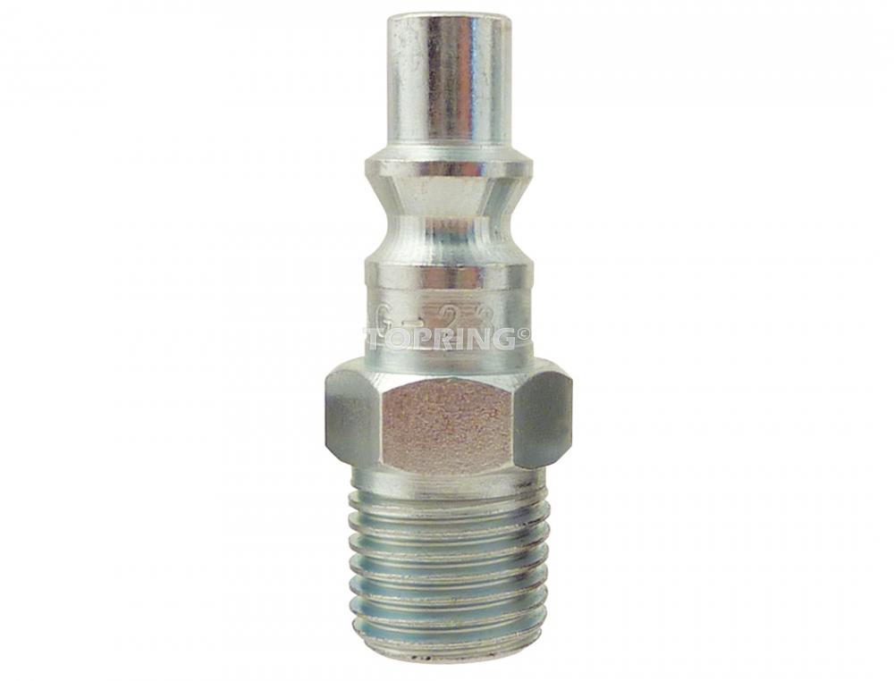 1/4 Aro 210 Steel Coupler Plug 1/4 (M) NPT (5-Pack)<span class=' ItemWarning' style='display:block;'>Item is usually in stock, but we&#39;ll be in touch if there&#39;s a problem<br /></span>