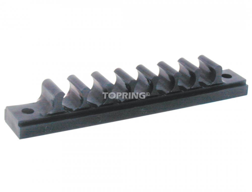 Tubing Rack for 7 Tubes 3/8 O.D.<span class=' ItemWarning' style='display:block;'>Item is usually in stock, but we&#39;ll be in touch if there&#39;s a problem<br /></span>