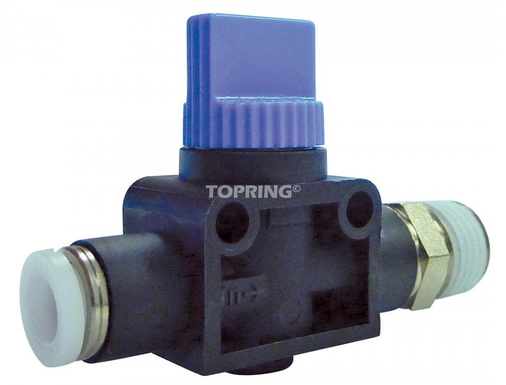 3/8 in. Push-to-Connect to 1/4 (M) NPT 2-Way Miniature Valve Adapter<span class=' ItemWarning' style='display:block;'>Item is usually in stock, but we&#39;ll be in touch if there&#39;s a problem<br /></span>