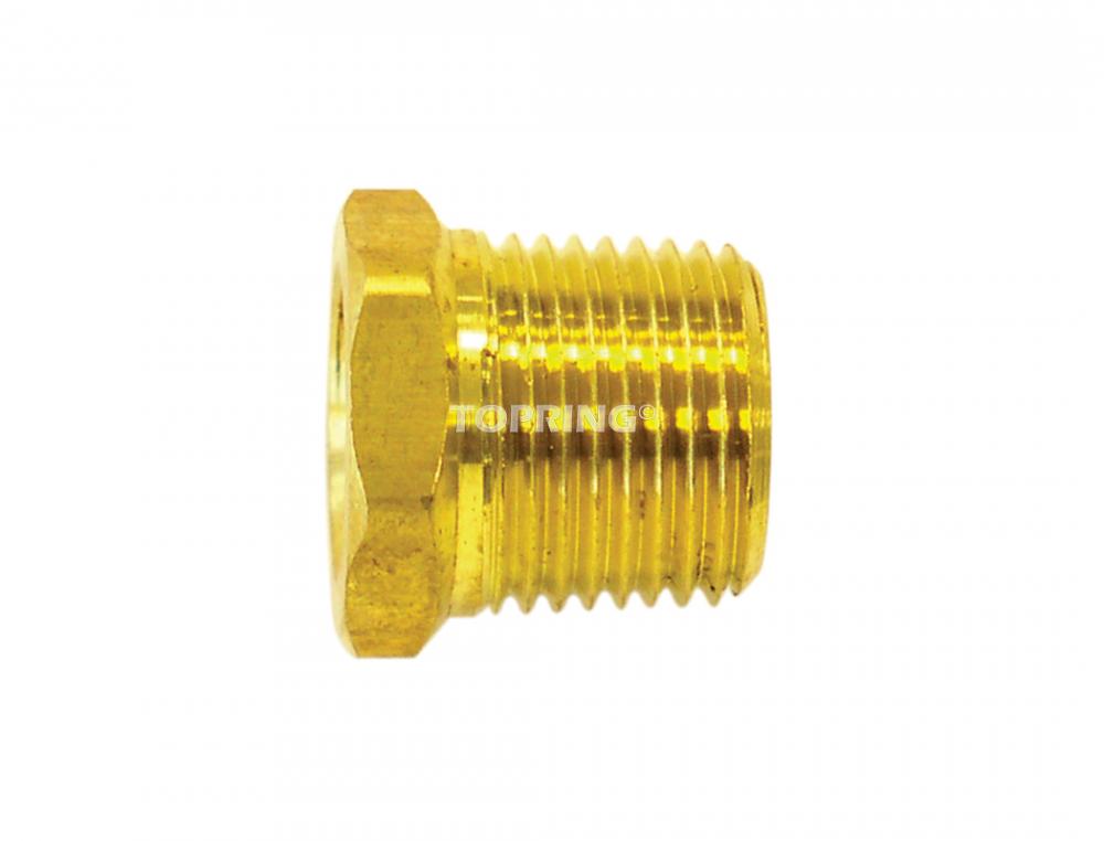 Brass Adapter 1/4 (M) to 1/8 (F) NPT (100-Pack)<span class=' ItemWarning' style='display:block;'>Item is usually in stock, but we&#39;ll be in touch if there&#39;s a problem<br /></span>