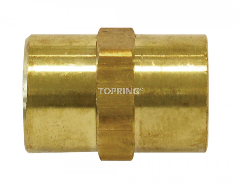 Brass Hexagonal Union 1/4 (F) NPT (10-Pack)<span class=' ItemWarning' style='display:block;'>Item is usually in stock, but we&#39;ll be in touch if there&#39;s a problem<br /></span>