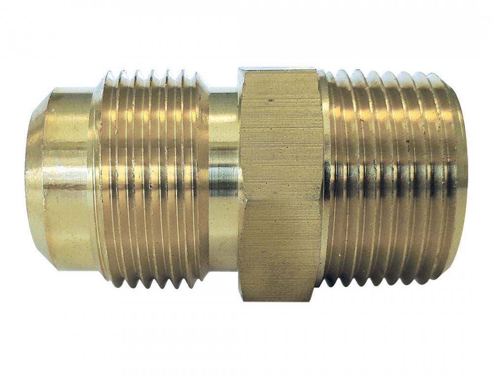 Brass Flare Adapter SAE 3/4 x 3/4 (M) NPT (5-Pack)<span class=' ItemWarning' style='display:block;'>Item is usually in stock, but we&#39;ll be in touch if there&#39;s a problem<br /></span>