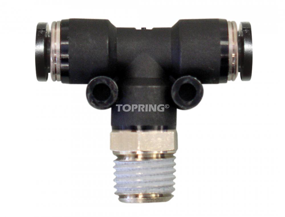 1/4 in. Push-to-Connect to 1/4 (M) BSPT Tee Adapter (2-Pack)<span class=' ItemWarning' style='display:block;'>Item is usually in stock, but we&#39;ll be in touch if there&#39;s a problem<br /></span>