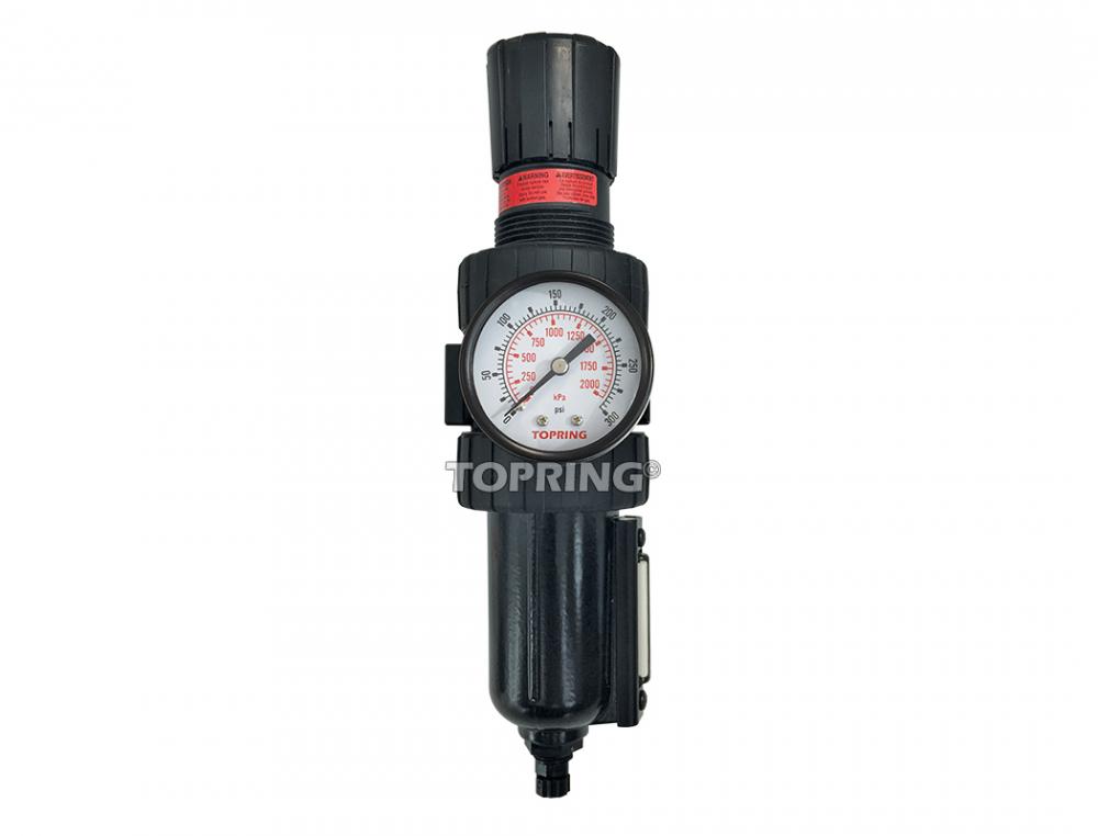 40 Micron Filter Regulator 5 to 250 PSI 1/2 (F) NPT S52<span class=' ItemWarning' style='display:block;'>Item is usually in stock, but we&#39;ll be in touch if there&#39;s a problem<br /></span>