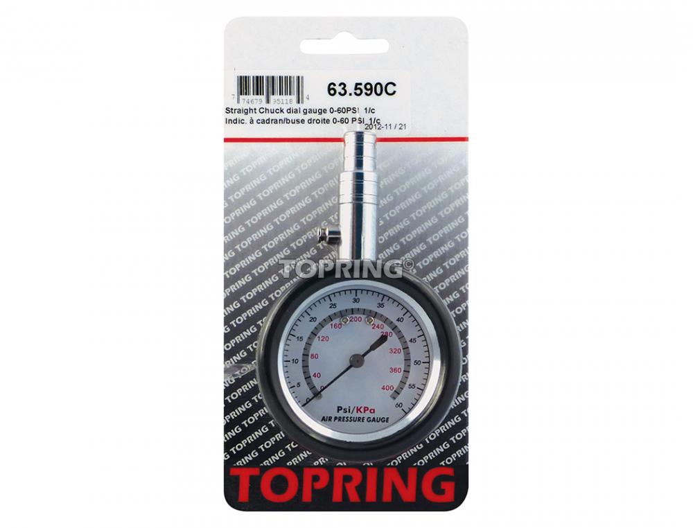 Tire Pressure Indicator 2 to 60 PSI<span class=' ItemWarning' style='display:block;'>Item is usually in stock, but we&#39;ll be in touch if there&#39;s a problem<br /></span>